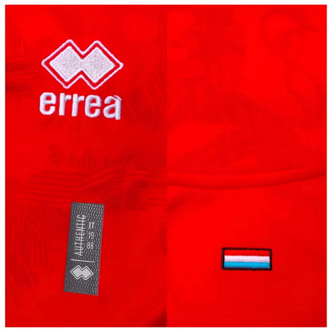 2024-2025 Luxembourg Home Shirt Official Performance Euro