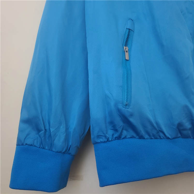 Official Match Quality Napoli 2223 Blue Windbreaket Jacket