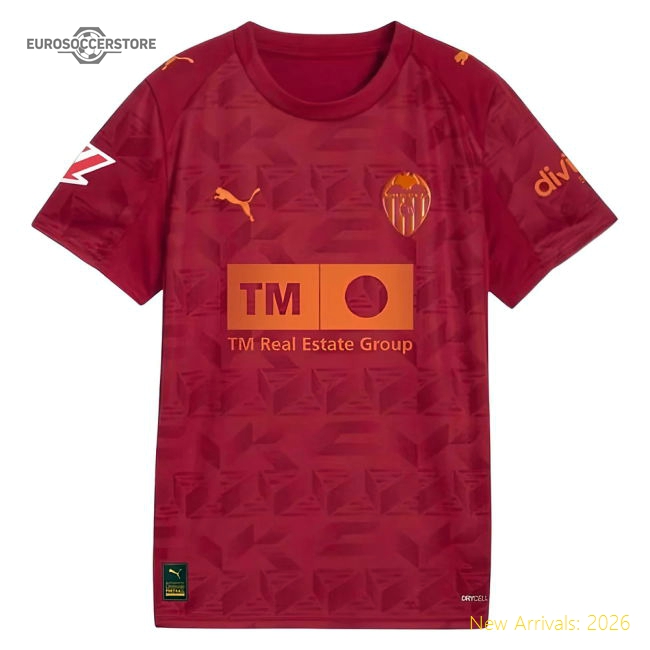 Performance Performance 2025-2026 Valencia Away Shirt (Your Name)
