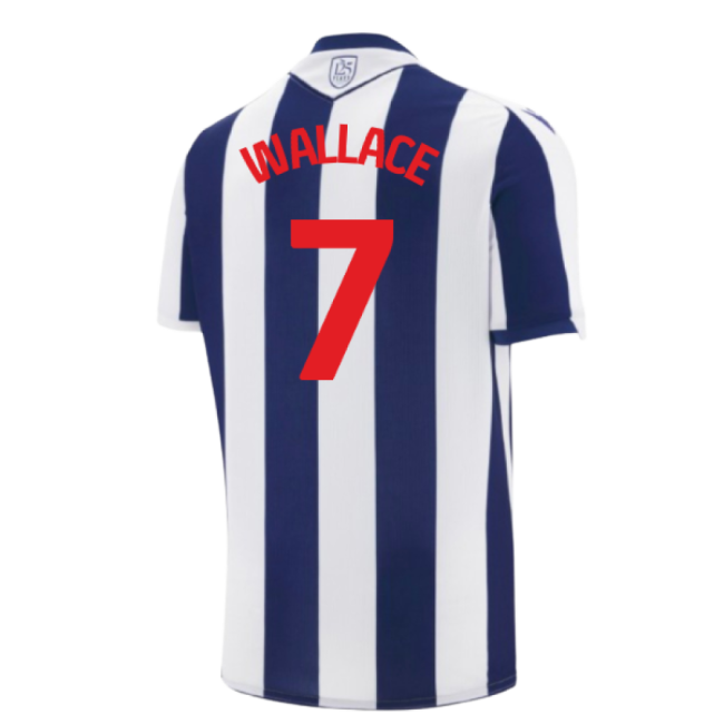 West Brom 2025-20 Home Football Kit Wallace 7 L M S