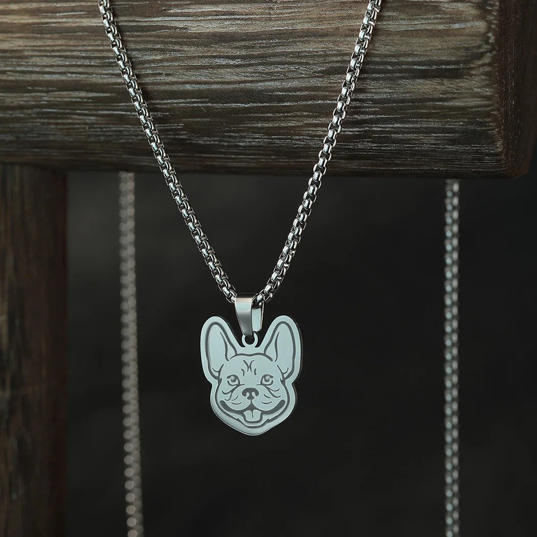 French Bulldog Bulldura French Bulldog Necklace Steel – Durable Dog