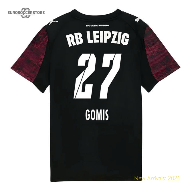 Popular 2025-2026 Red Bull Leipzig Third Shirt (Kids) (Gomis 27)