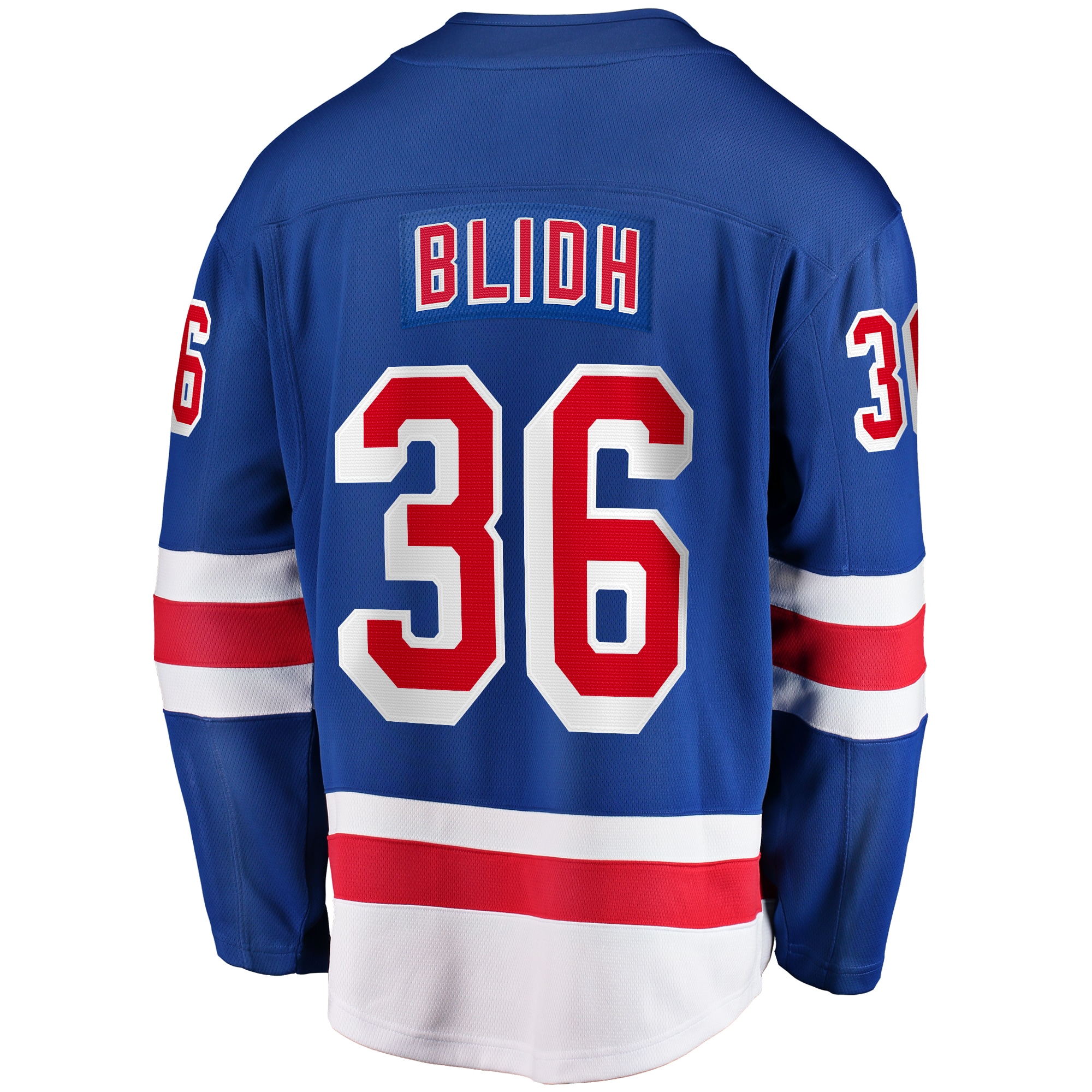 [SJH] Anton Blidh New York Rangers Home Breakaway Jersey - Blue