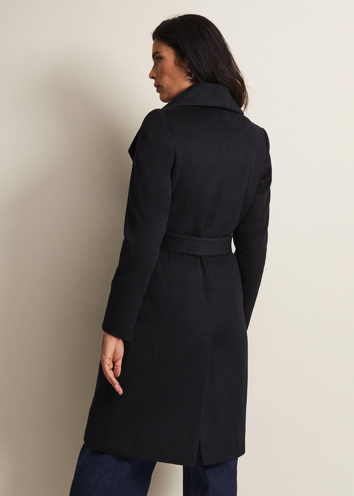 Nicci Belted Wool Coat