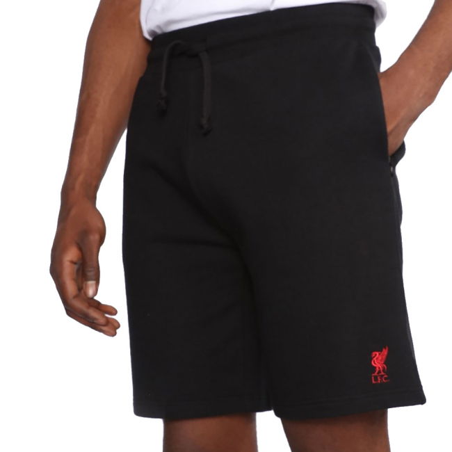 Liverpool FC Sweat Shorts Mens Black Small (Limited Edition)