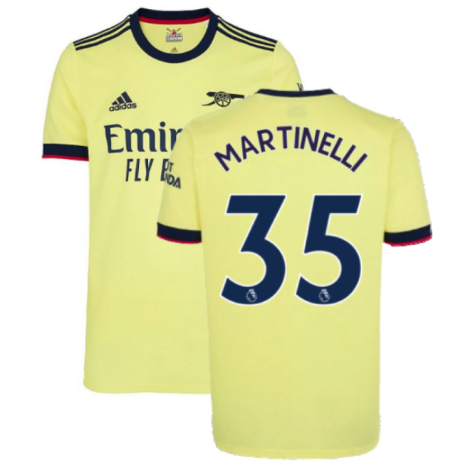 Arsenal 2021-2022 Away Shirt (MARTINELLI 35) (Fan Favorite)