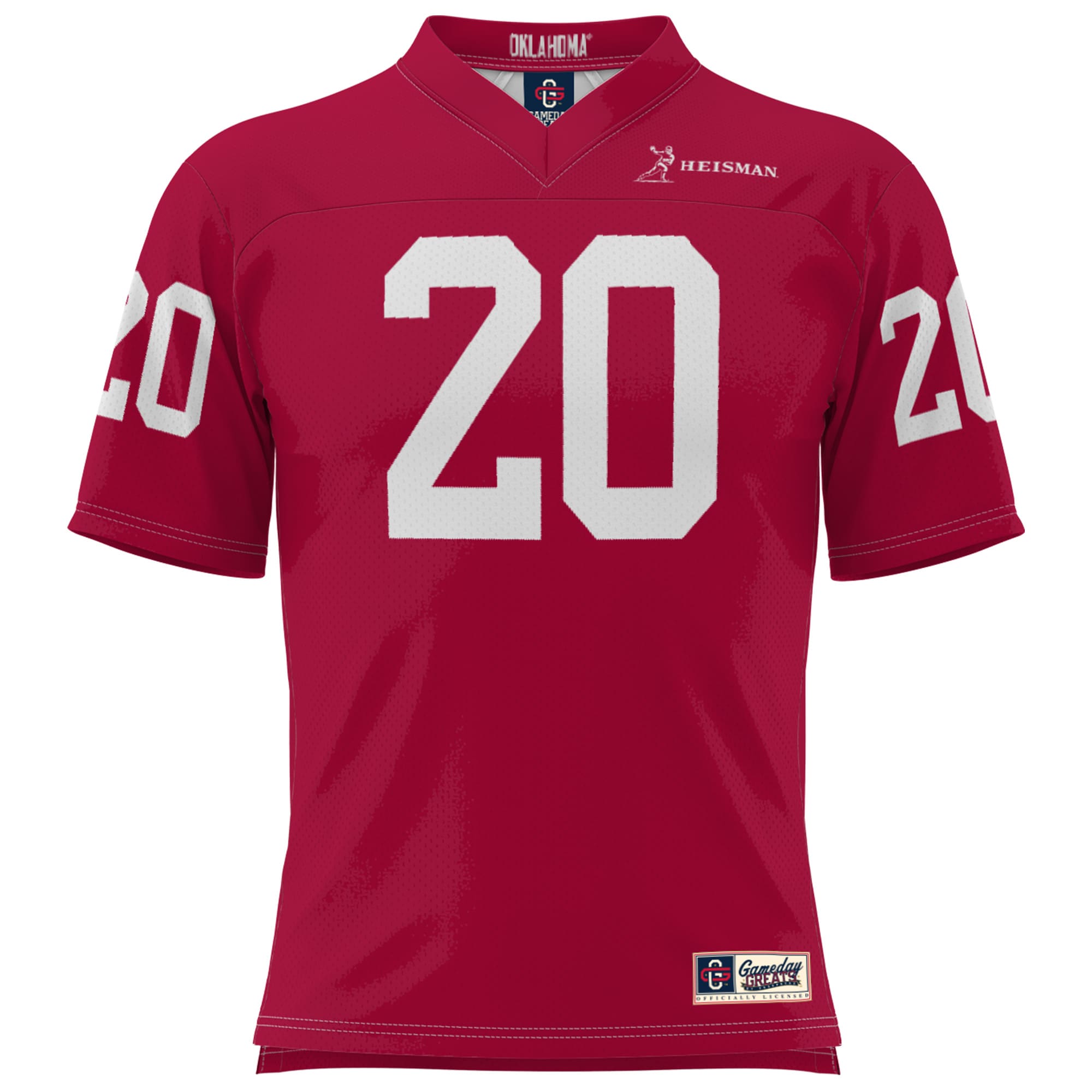 [DDG] Billy Sims Oklahoma Sooners Heisman Football Jersey - Crimson