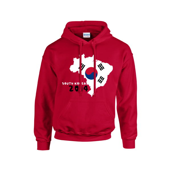 Match-Ready Climate-Control South Korea 2014 Country Flag Hoody (Red)