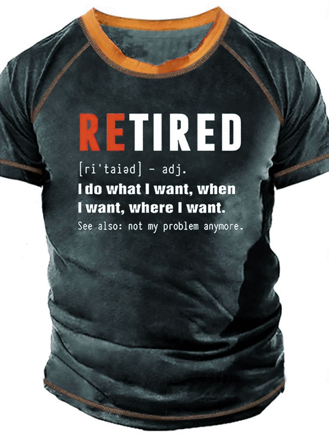 Men's Funny Retired Definition T-Shirt - 
