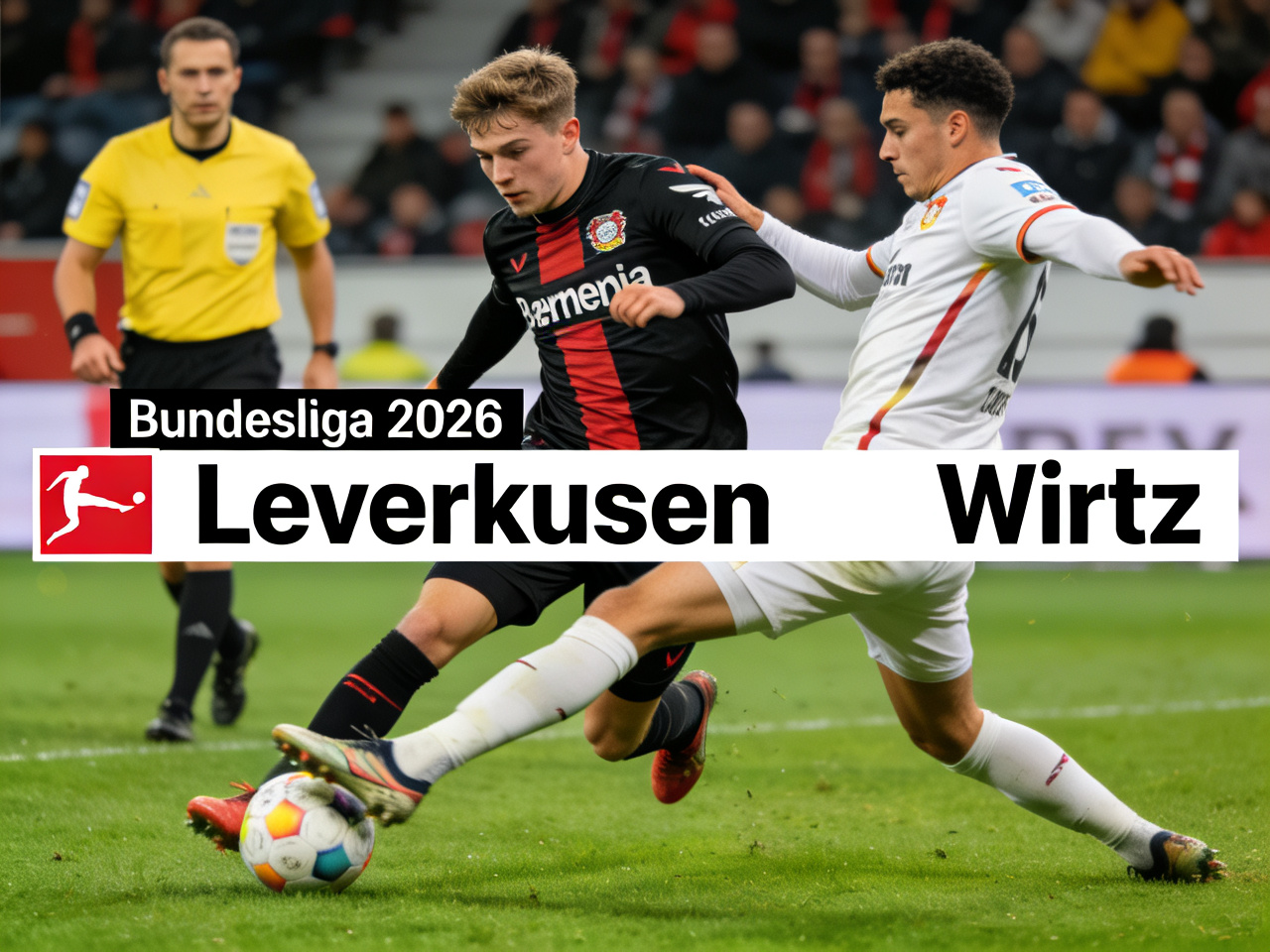 Florian Wirtz in action for Leverkusen, possibly dribbling