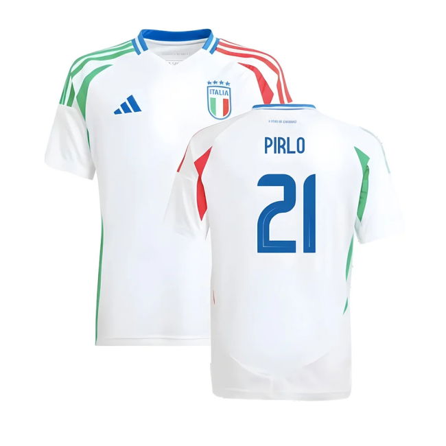 2024-2025 Italy Away Shirt (Kids) (Pirlo 21) Quality Performance