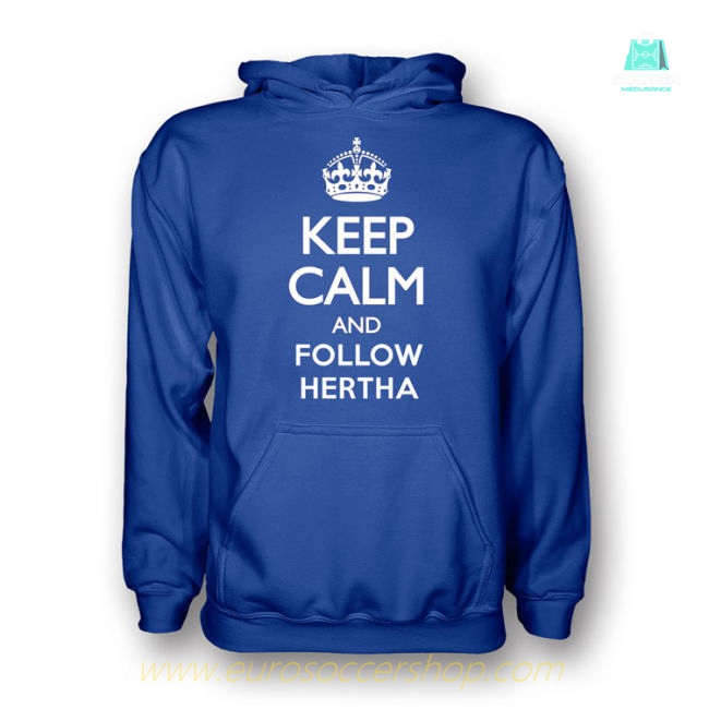 Keep Calm And Follow Hertha Berlin Hoody (blue)