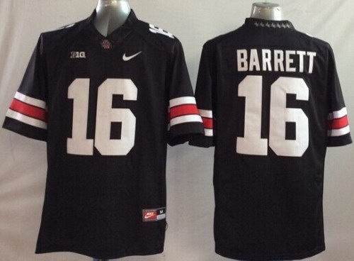 Men's OSU Ohio Black 2014 replica None #16 stitched Jersey game day