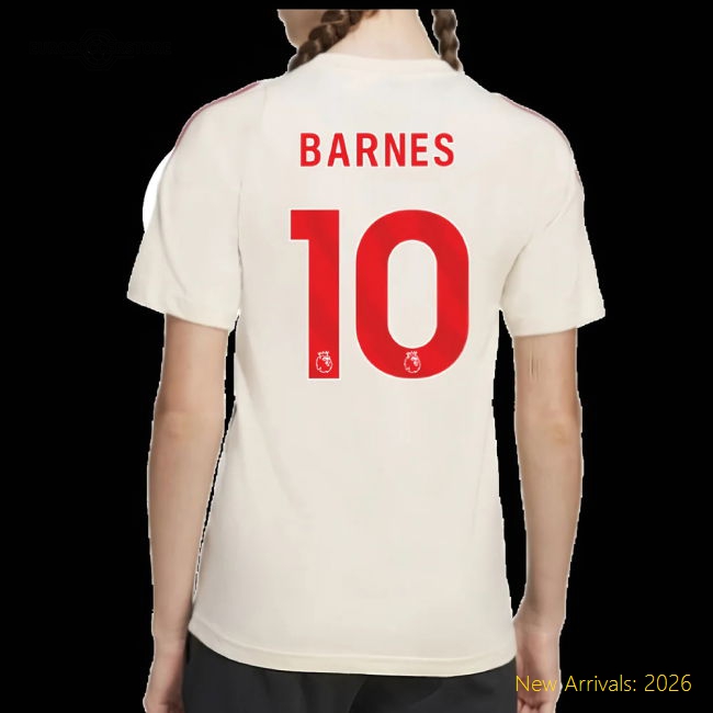 2025-2026 Liverpool Kids Soft Barnes Jersey Aeroready Lightweight