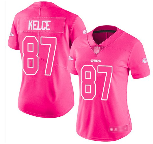Kansas City Chiefs Game NFL Jersey - Pink | Durable Football Apparel