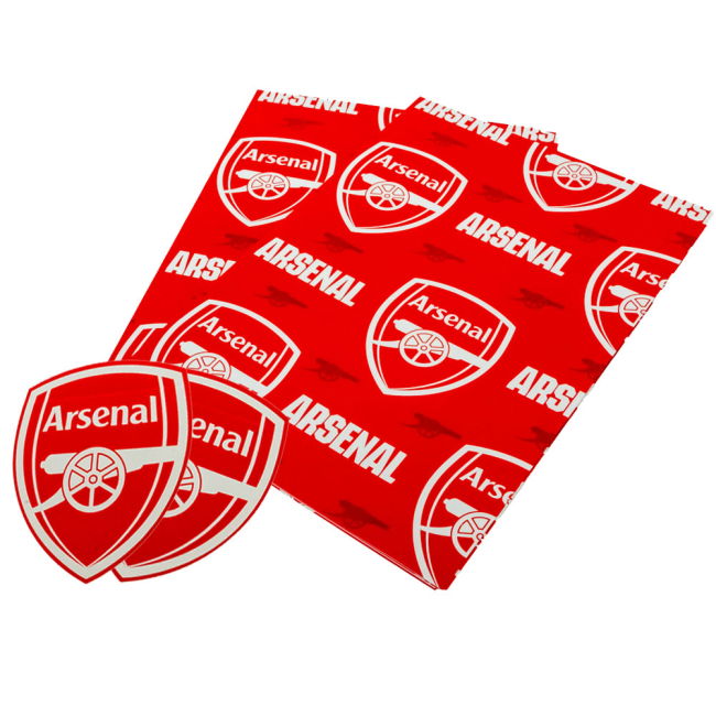 Arsenal FC Text Gift Wrap (Limited Edition)
