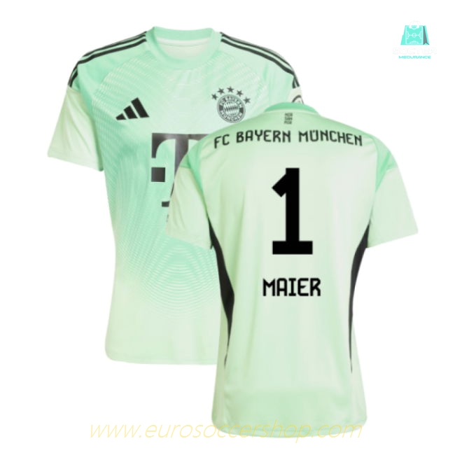 2025-2026 Bayern Munich Home Goalkeeper Shirt (Glory Mint) (Maier 1)