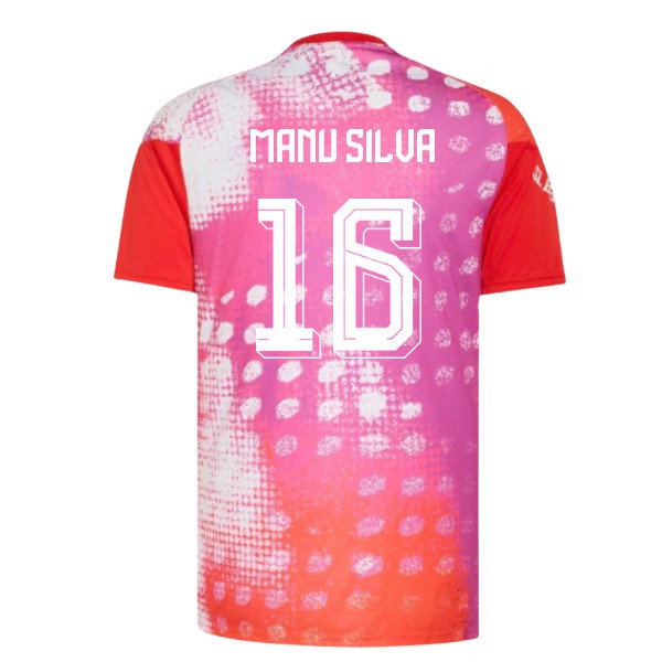 2026-2027 Benfica Pre-Match Shirt (Red) (Manu Silva 16)