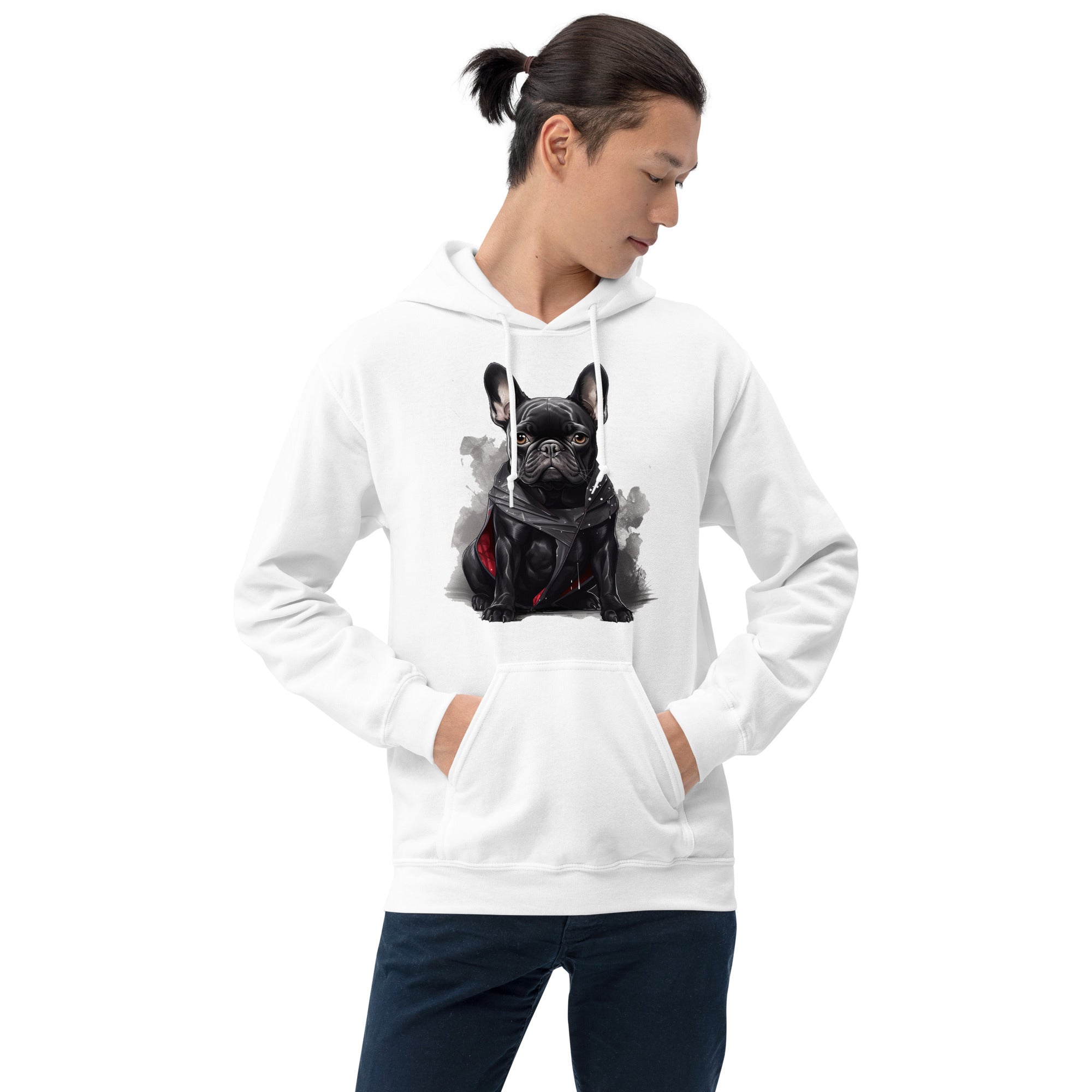 Frenchie Admirer Unisex Hoodie - Soft & Stylish Attire for Dog Fanatics