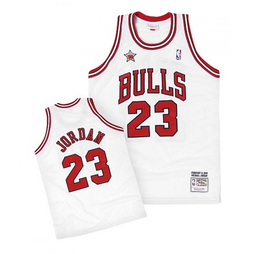 45 Chicago Bulls Jersey White - - Basketball Fan Gear