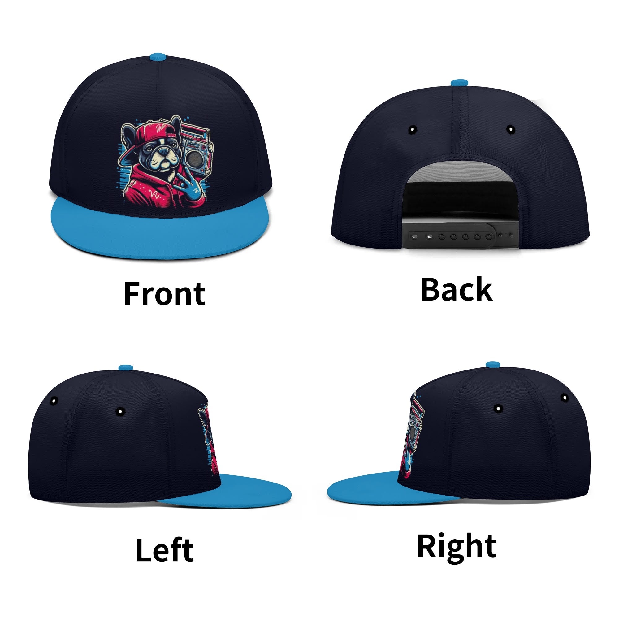 Street-Ready Toby - Cap For Frenchie Lovers for Pet Enthusiasts Premium