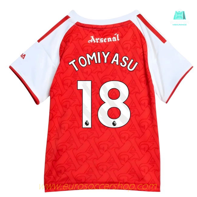 2025-2026 Arsenal Home Baby Kit (Tomiyasu 18)