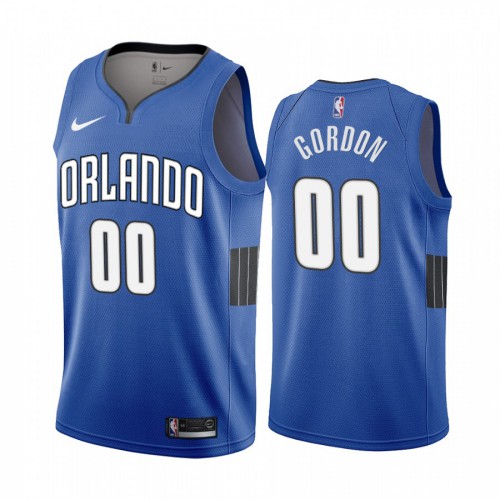 Nike Orlando Magic #00 Aaron Gordon Blue 2019-20 Statement Edition NBA Jersey Mens