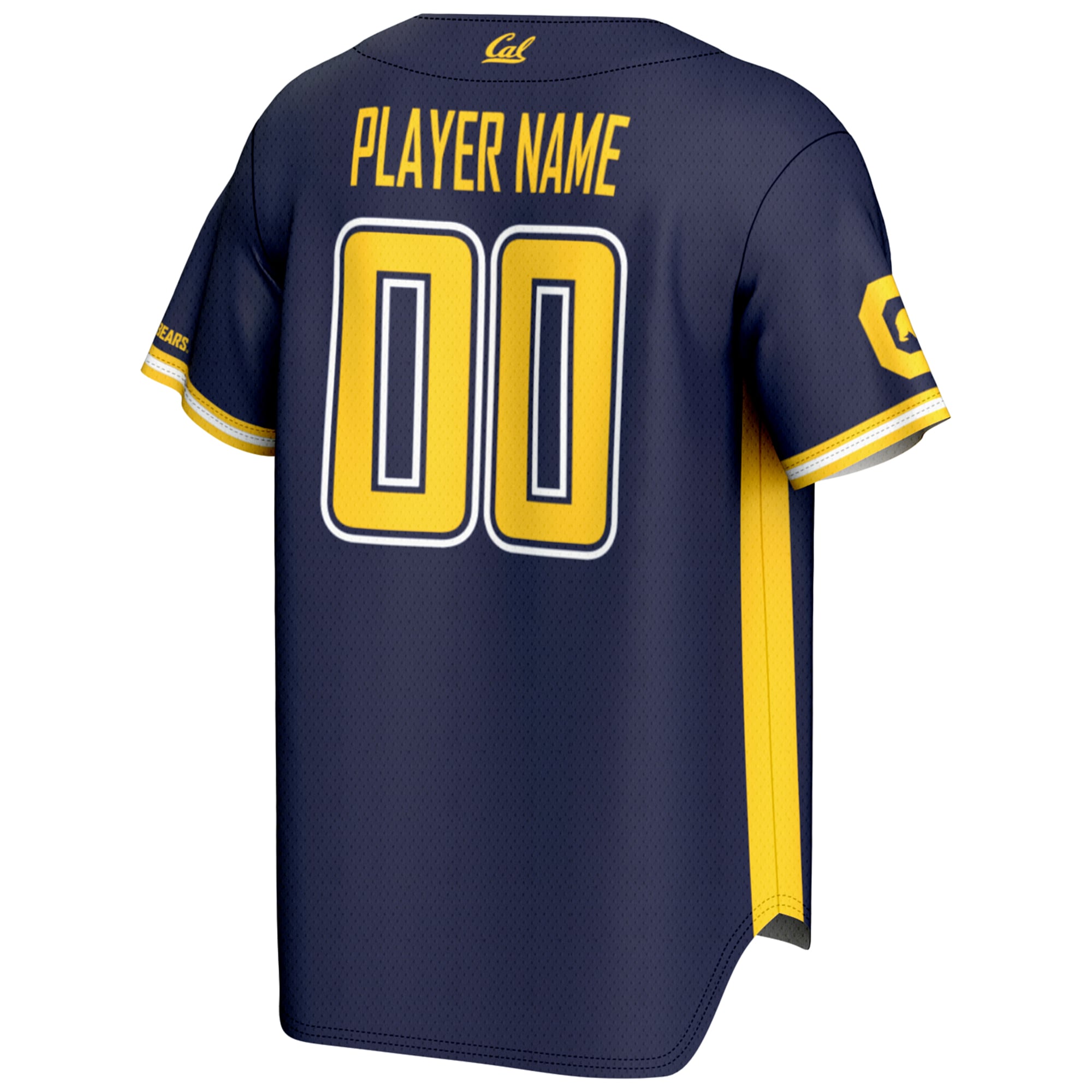 [NJP] Cal Bears GameDay Greats NIL Pick-A-Player Lightweight Baseball Jersey - Navy