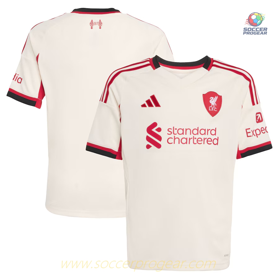Liverpool Children's Edition Away Team Soccer Shirt 2025/26 Collection