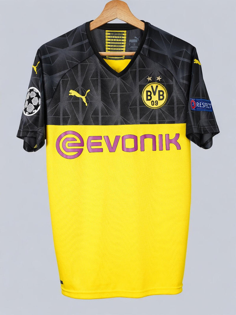 [FSOUK] 19/20 Borussia Dortmund Home Erling Haaland #17 Champions League Retro Collectible Jersey