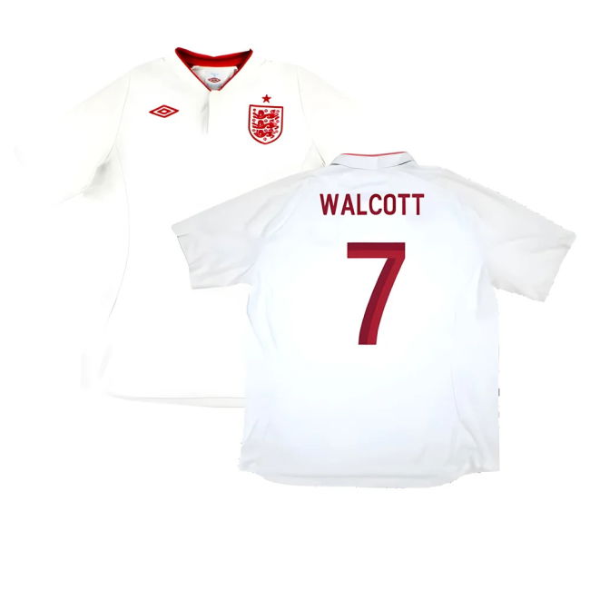 England 2012-13 Home Shirt (Good) (Walcott 7)