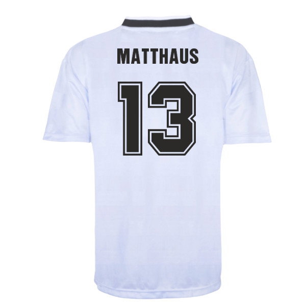 [DDJ] West Germany 1984 Retro Home Shirt (Matthaus 13)