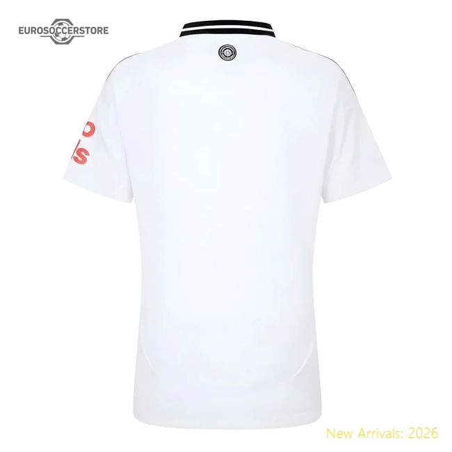 2024-2025 Fulham Home Fan Version Womens Shirt For Match Day