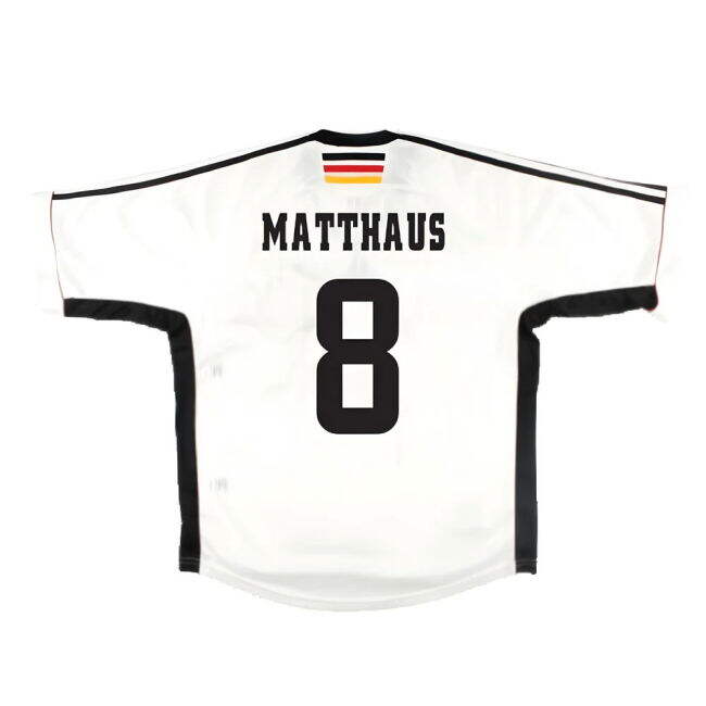 And Value For Money Germany 1998-00 Home Shirt ((Very Good) L) (Matthaus 8) Classical