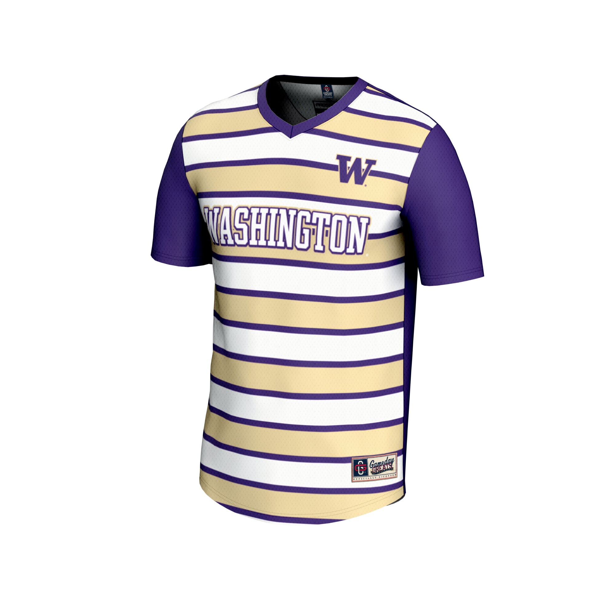 Washington Huskies GameDay Greats Unisex NIL Pick-A-Player Collegiate Women's Soccer Lightweight Fashion Jersey - Purple