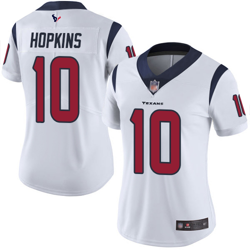 Authentic NFL Houston Texans #10 DeAndre Hopkins White Limited Jersey