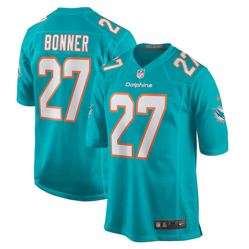 None Ethan Bonner MIA Dolphins Victory Durable Jersey Game Day Wear