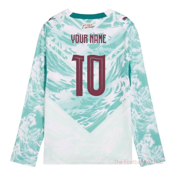 2026-2027 Portugal Long Sleeve Away Shirt (Kids) (Your Name)