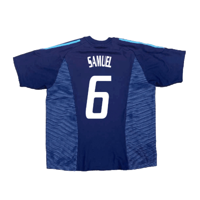 Athletic Argentina 2002-04 Away Shirt ((Excellent) Xl) (Samuel 6)