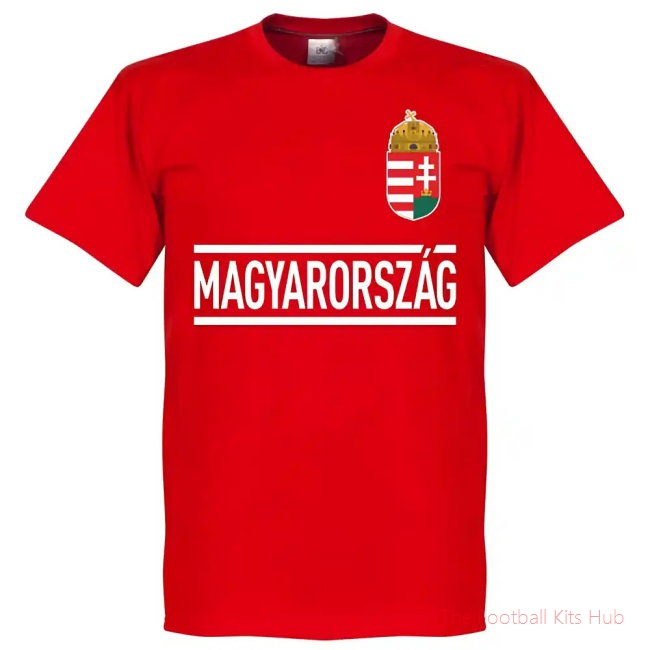 Hungary Team Football T-Shirt - Red