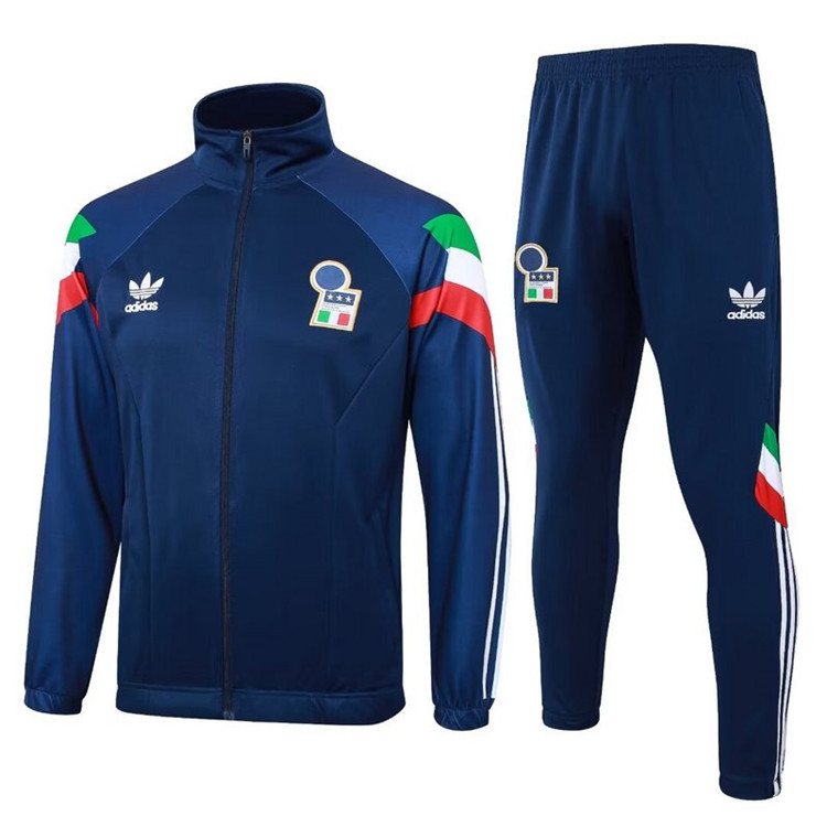 Genuine Professional Grade 2024 Italy Jacket Suit - Navy Blue