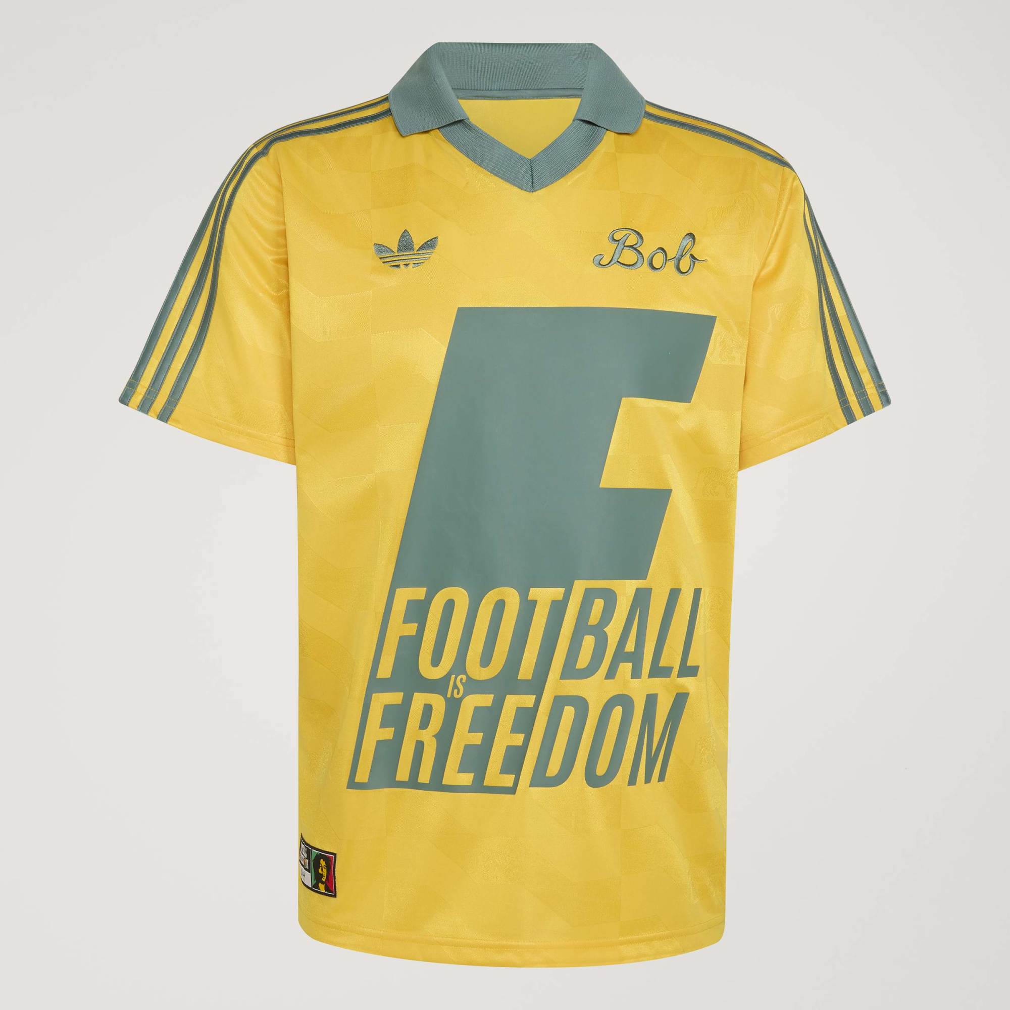 [SJH] Jamaica National Team x Bob Marley Originals Fashion Jersey - Yellow