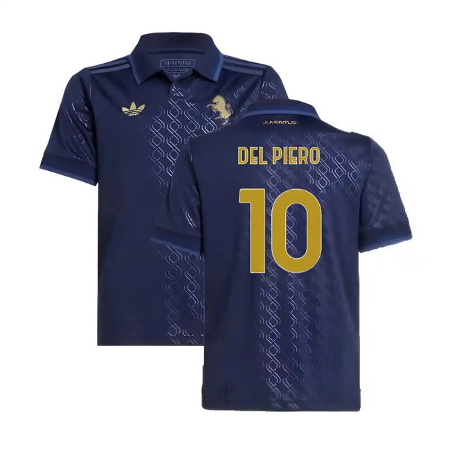 2024-2025 Juventus Third Shirt (Kids) (Del Piero 10) Antibacterial