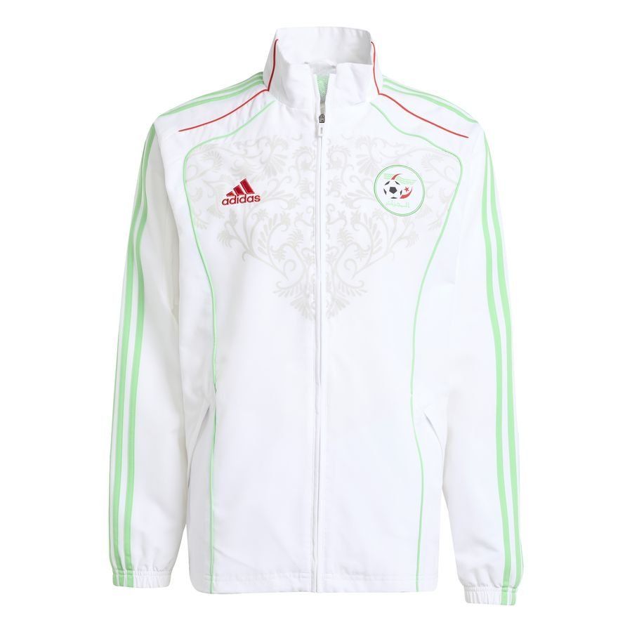 Algeria National Team Track Travel Jacket Urban Collection Pure White