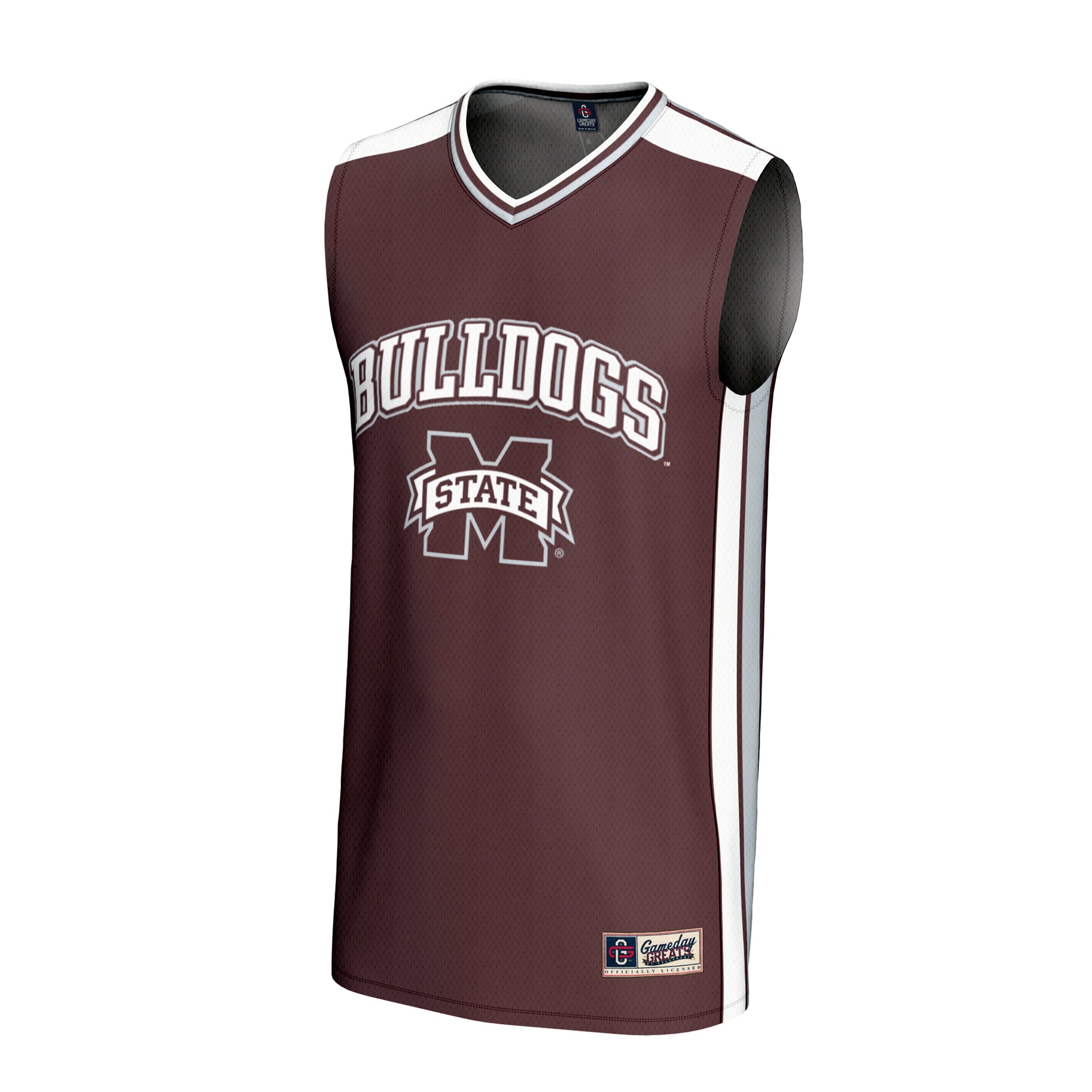[DDG] Mississippi State Bulldogs GameDay Greats Unisex Spirit Basketball Jersey - Maroon