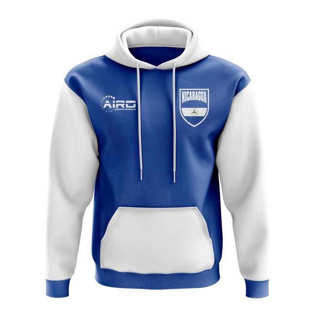 National Nicaragua Concept Country Football Hoody (Blue)