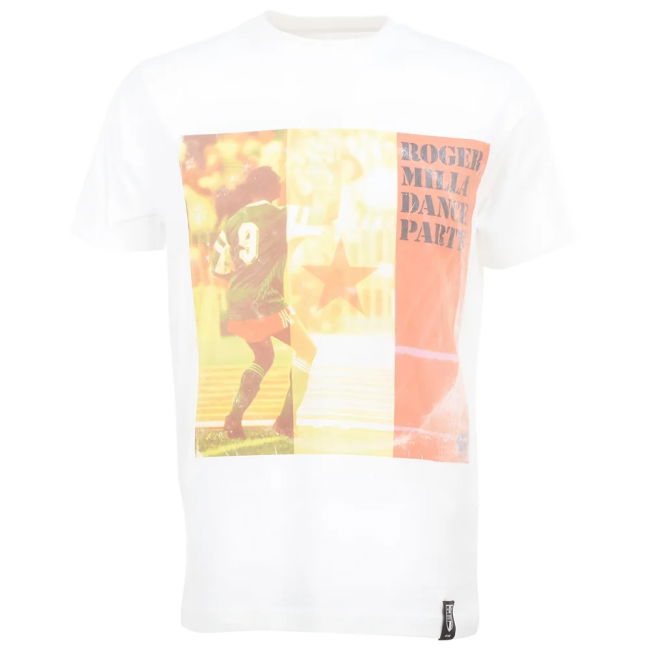 Match-Ready Pennarello: Lpfc - Roger Milla T-Shirt - White