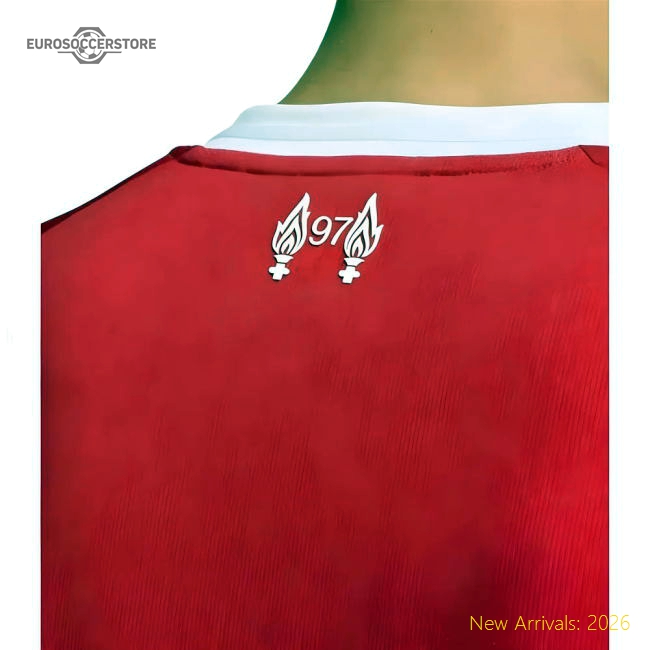 Match-ready Liverpool Home Jersey 2025-2026 Breathable
