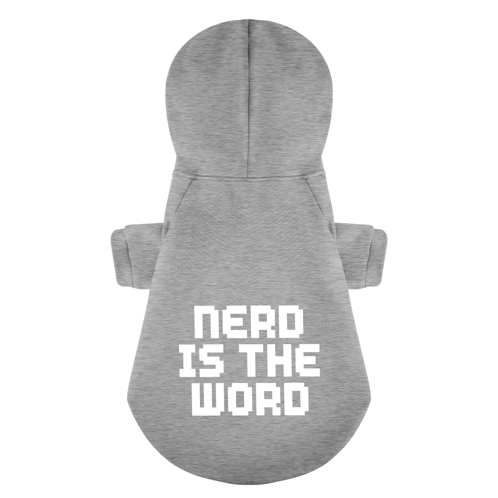 Nerd Is The Word - Everyday Personalized French Bulldog Hoodies With Funny Quotes – Stylish, Cozy, And Premium 100% Cotton For Frenchie Fans