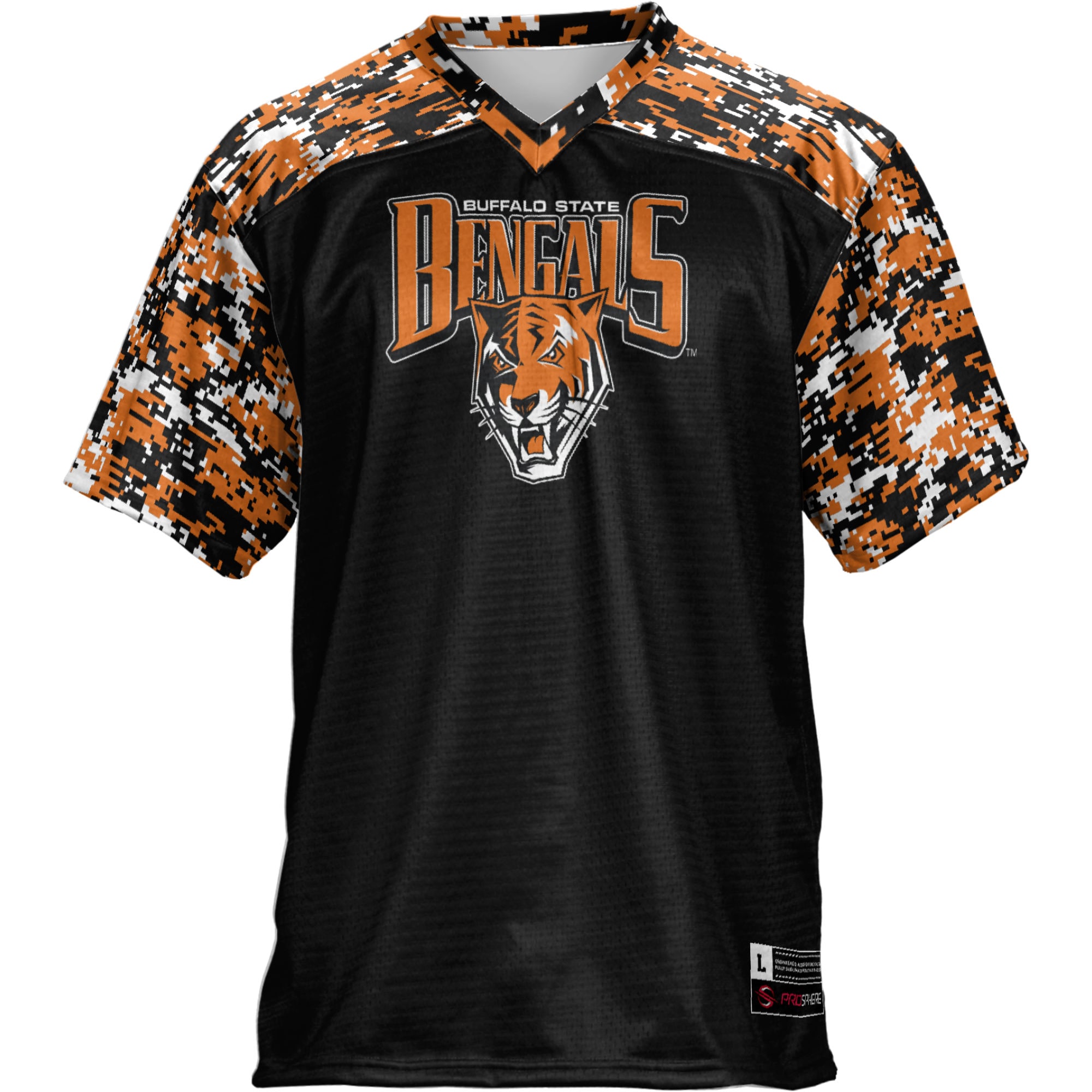 Buffalo State Bengals GameDay Greats 26/27 Football Jersey - Black